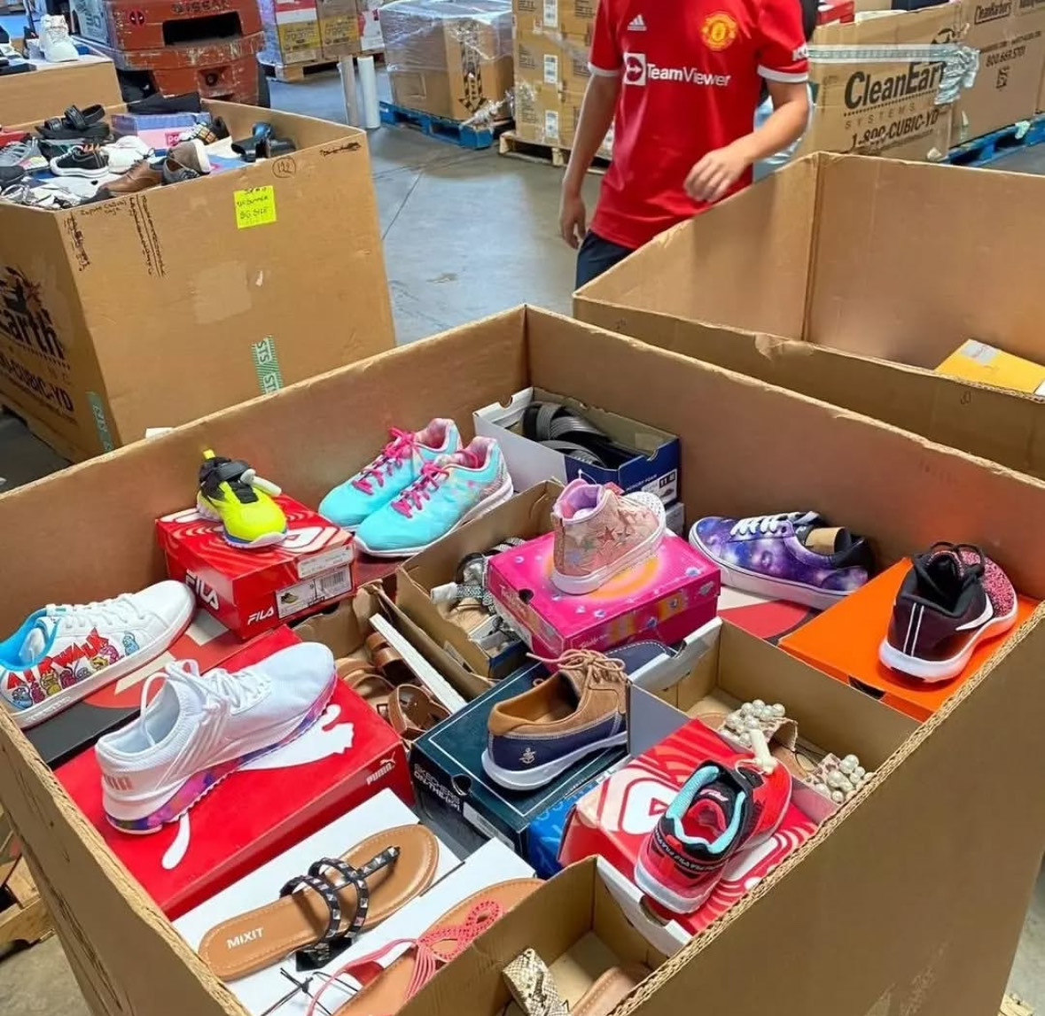 Buy Shoe Pallets For Sale (300 Pairs From $600 – Brand)